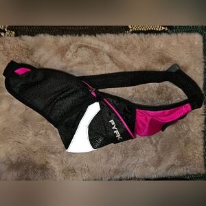 Like New PYFK Running Belt Hydration Hot Pink Waist Pack Water Bottle Holder
